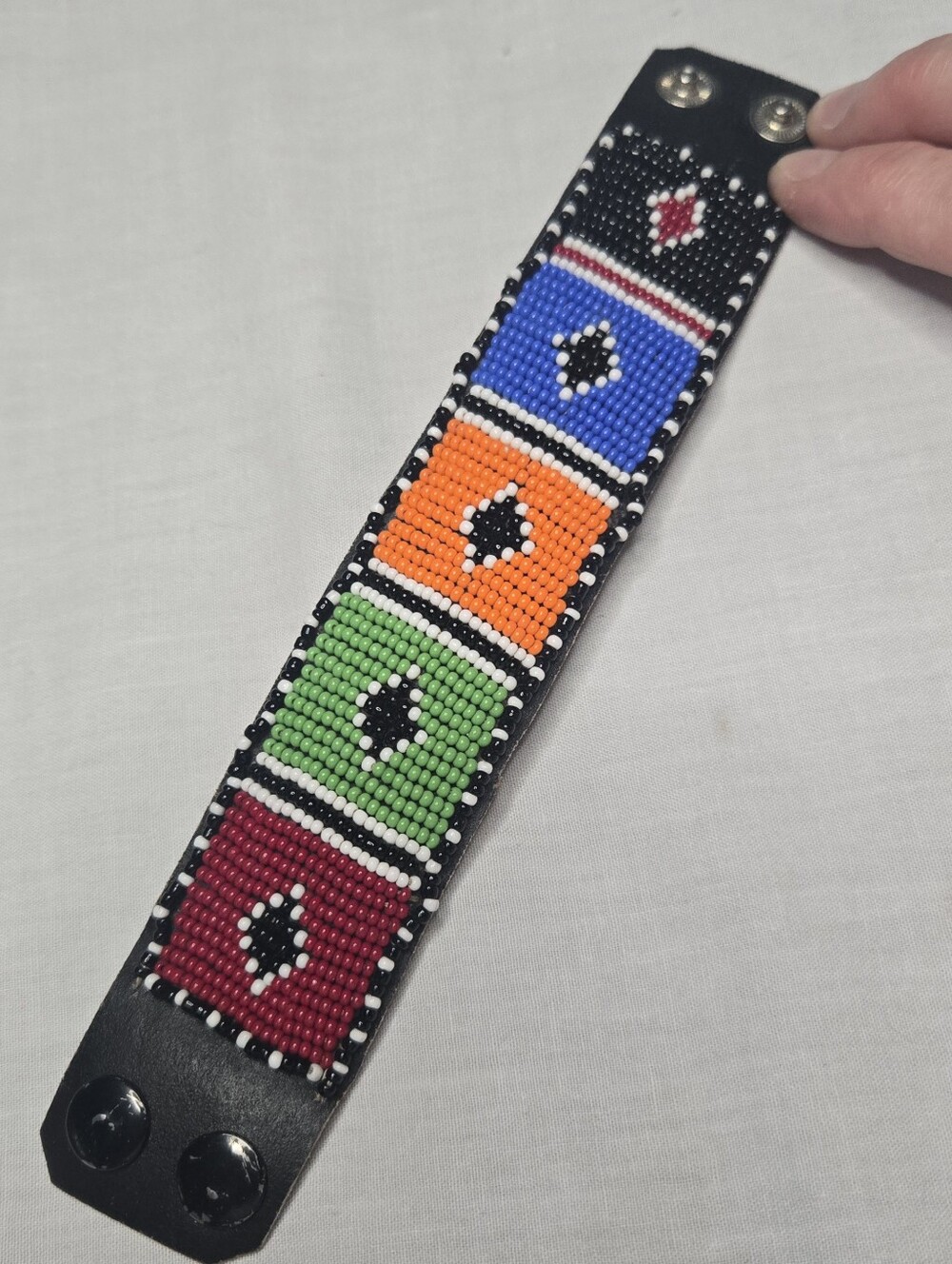 Colorful Maasai Bracelet Size 7